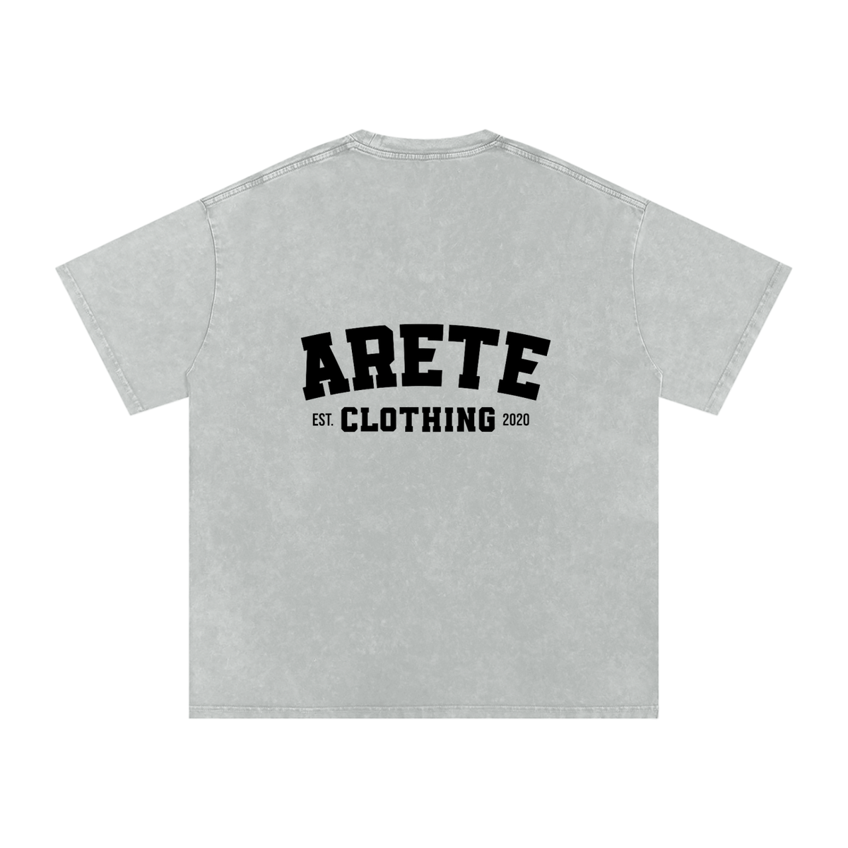 NEW - Classic Black Text T-Shirt - ARETE