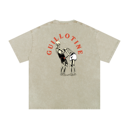 NEW - Guillotine Red Text T-Shirt - ARETE