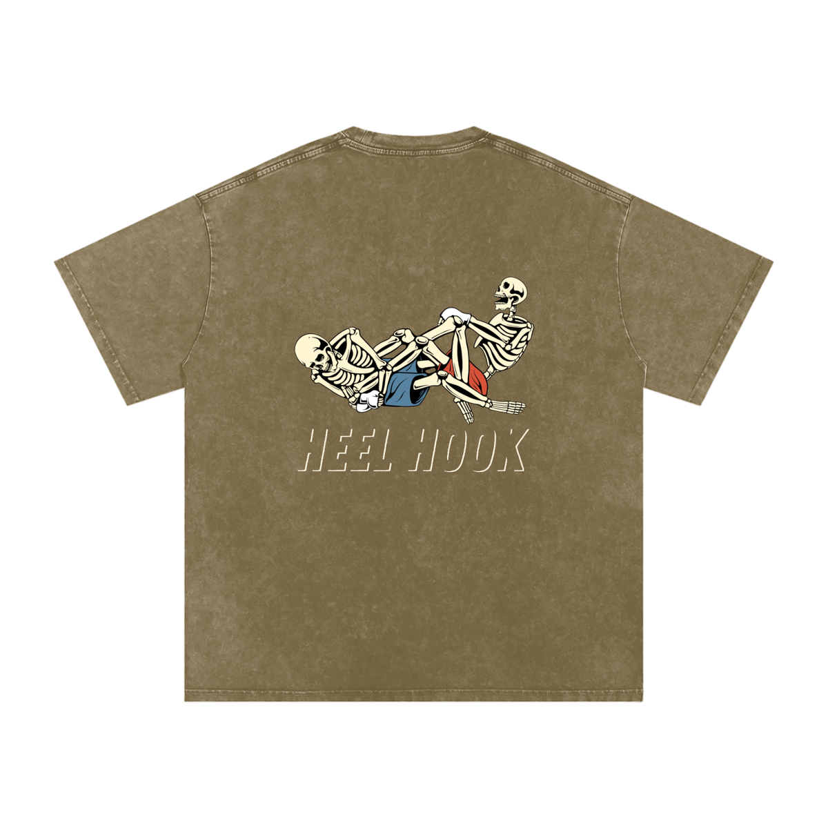 NEW - Heel Hook Beige Text T-Shirt - ARETE