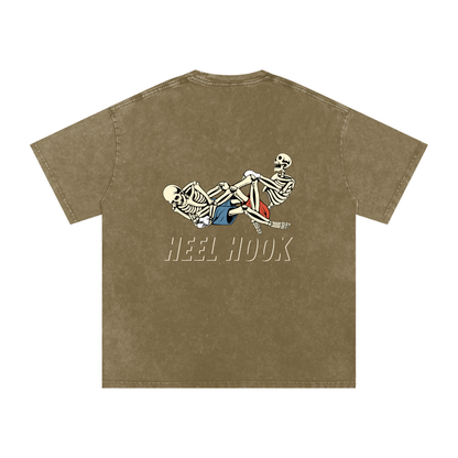NEW - Heel Hook Beige Text T-Shirt - ARETE