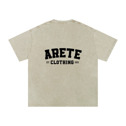 NEW - Classic Black Text T-Shirt - ARETE