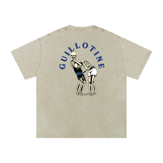 NEW - Guillotine Blue Text T-Shirt - ARETE