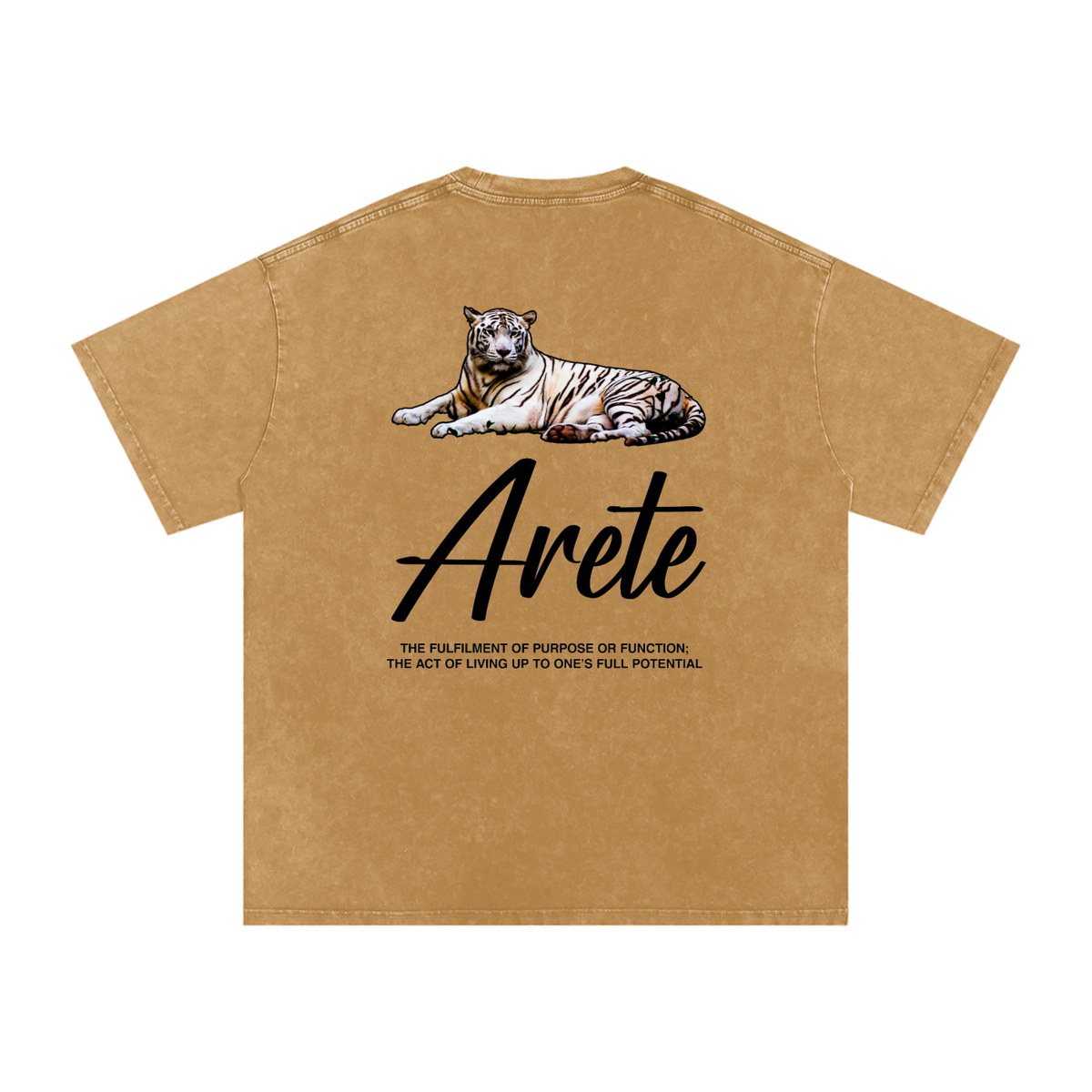 NEW - Signature Black Text T-Shirt - ARETE