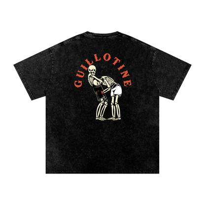 NEW - Guillotine Red Text T-Shirt - ARETE