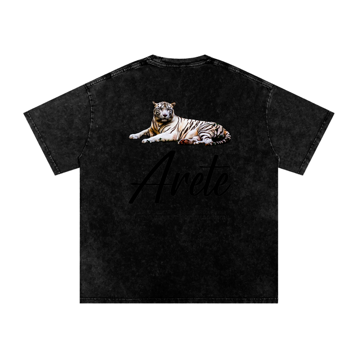 NEW - Signature Black Text T-Shirt - ARETE