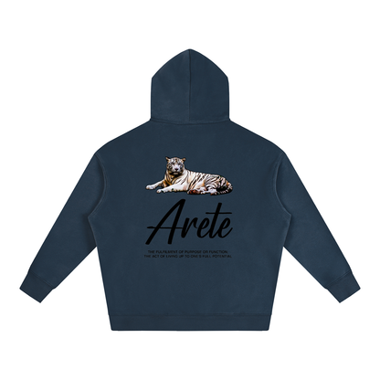 New - Signature Black Text Hoodie - ARETE