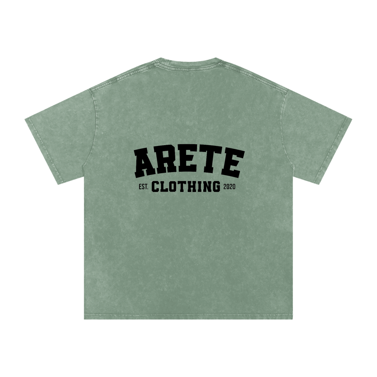 NEW - Classic Black Text T-Shirt - ARETE