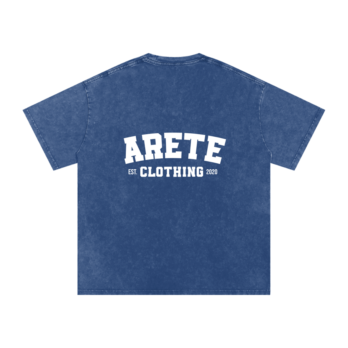 NEW - Classic White Text T-Shirt - ARETE