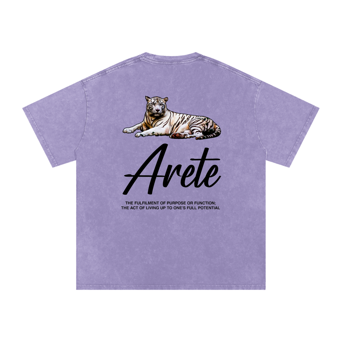 NEW - Signature Black Text T-Shirt - ARETE