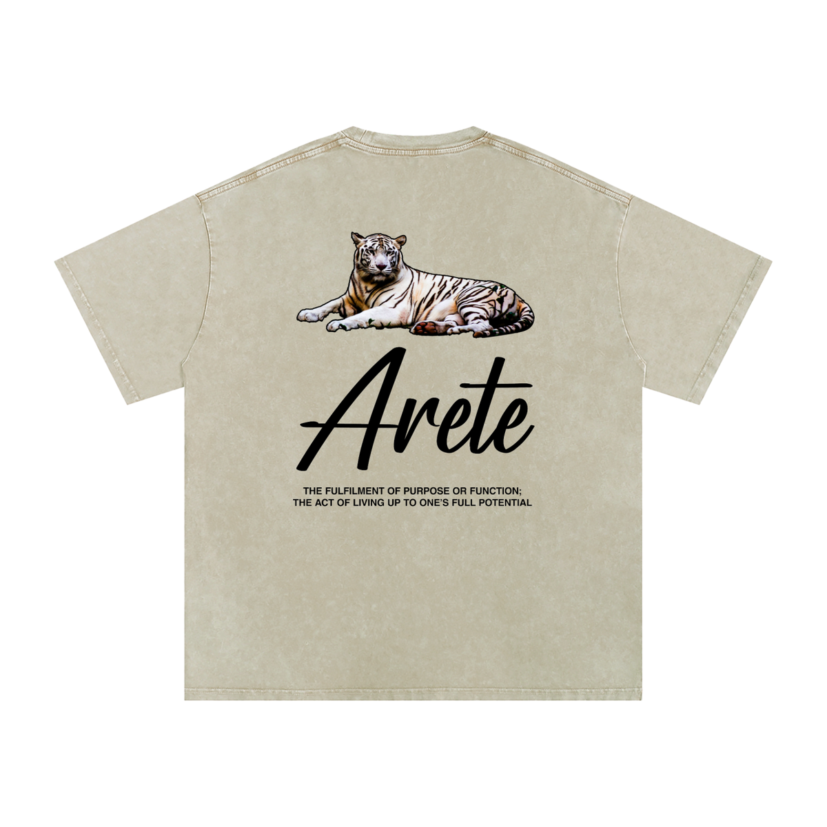 NEW - Signature Black Text T-Shirt - ARETE