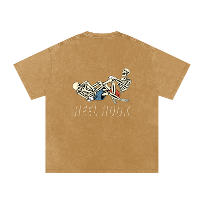 NEW - Heel Hook Beige Text T-Shirt - ARETE