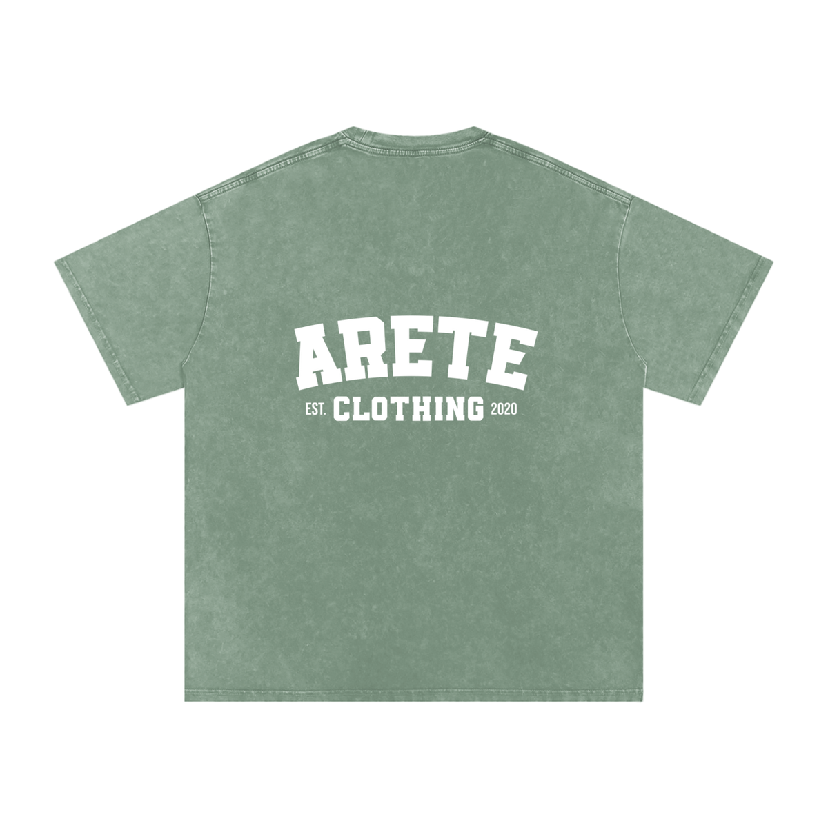 NEW - Classic White Text T-Shirt - ARETE