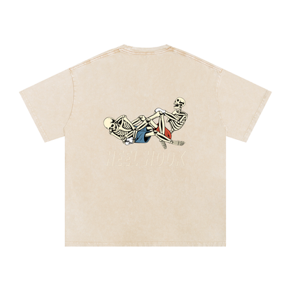 NEW - Heel Hook Beige Text T-Shirt - ARETE