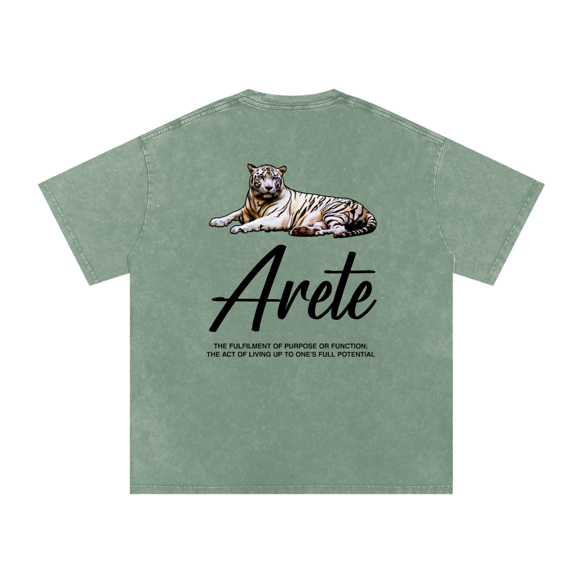 NEW - Signature Black Text T-Shirt - ARETE