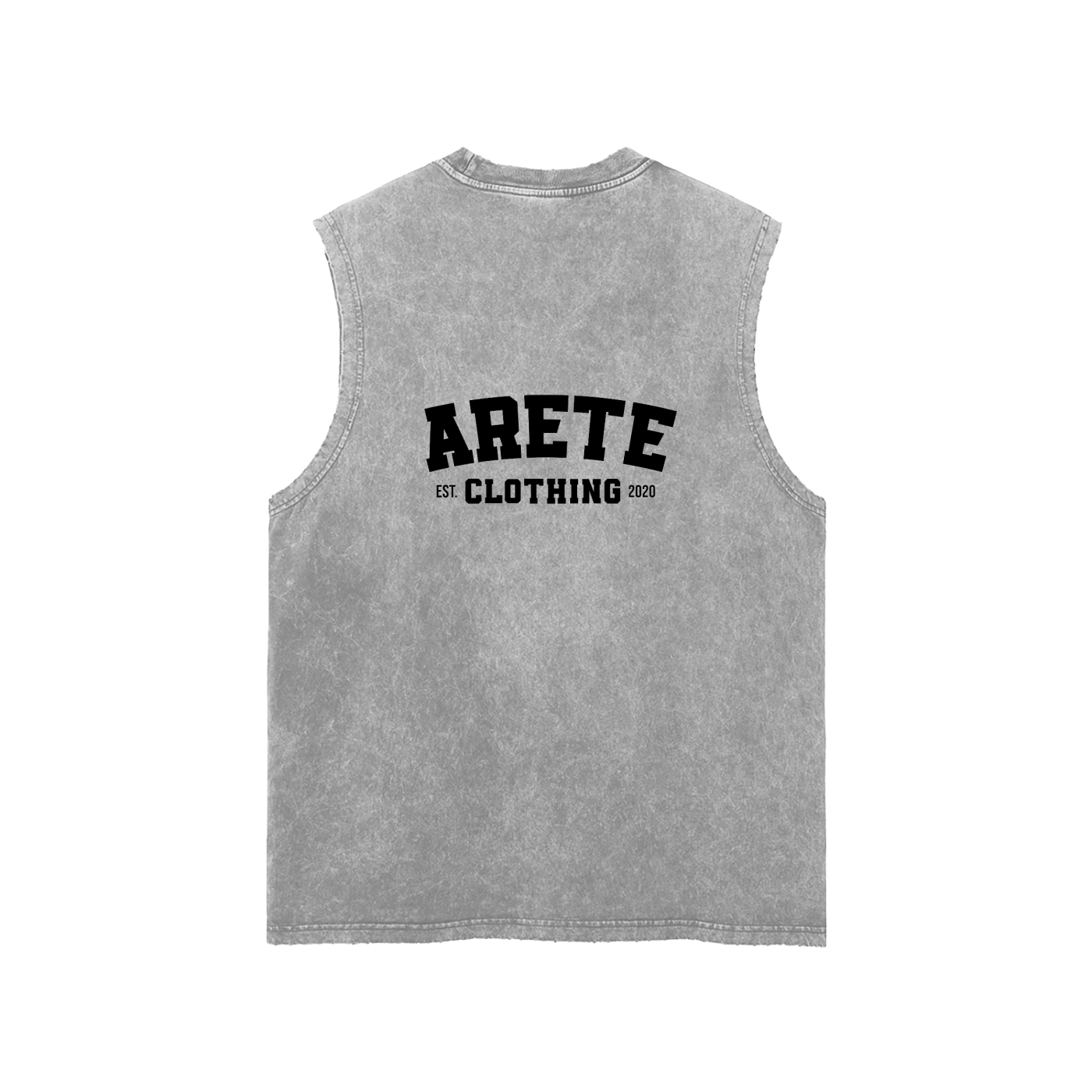 ARETE Classic Black Text Tank Top - ARETE