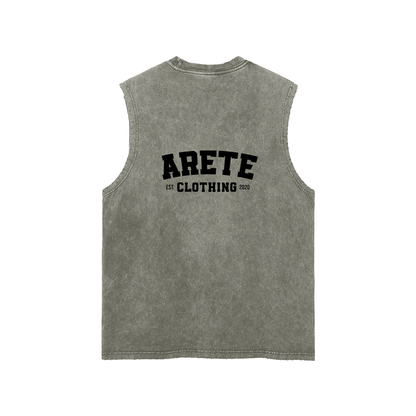 ARETE Classic Black Text Tank Top - ARETE