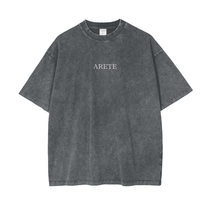 Always Fighting Green and White Text T-shirt - ARETE