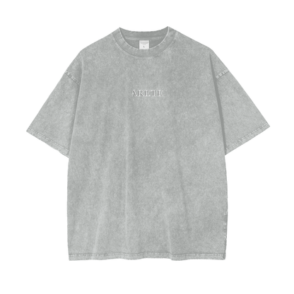 Always Fighting Green and White Text T-shirt - ARETE