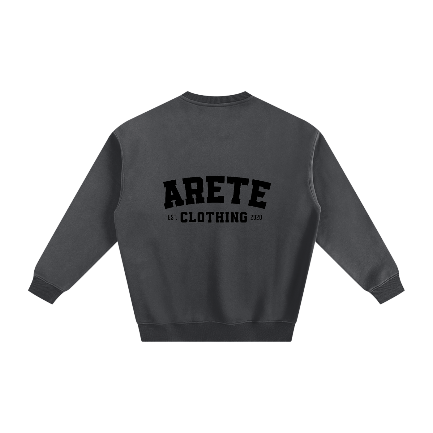 ARETE Classic Black Text Sweatshirt - ARETE