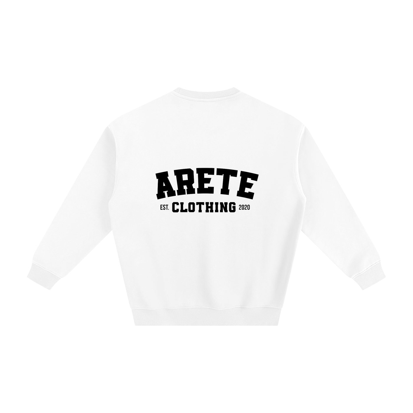 ARETE Classic Black Text Sweatshirt - ARETE