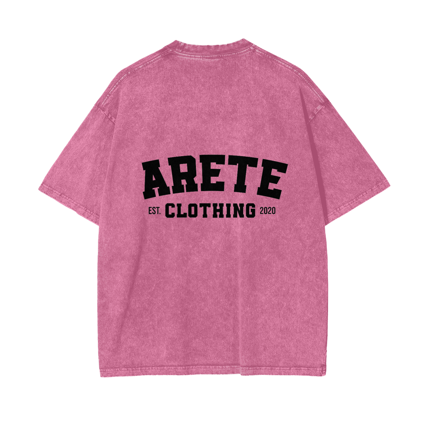 ARETE Classic Black Text t-shirt
