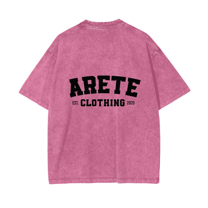 ARETE Classic Black Text t-shirt