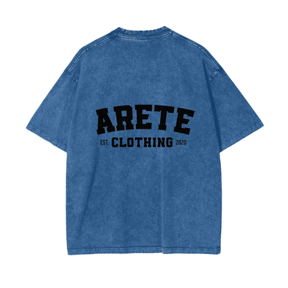 ARETE Classic Black Text t-shirt