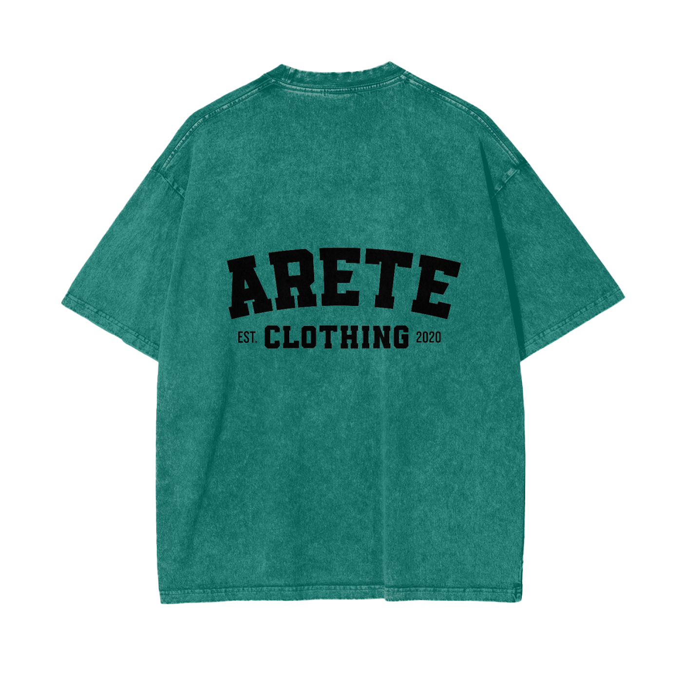 ARETE Classic Black Text t-shirt