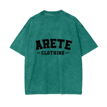 ARETE Classic Black Text t-shirt