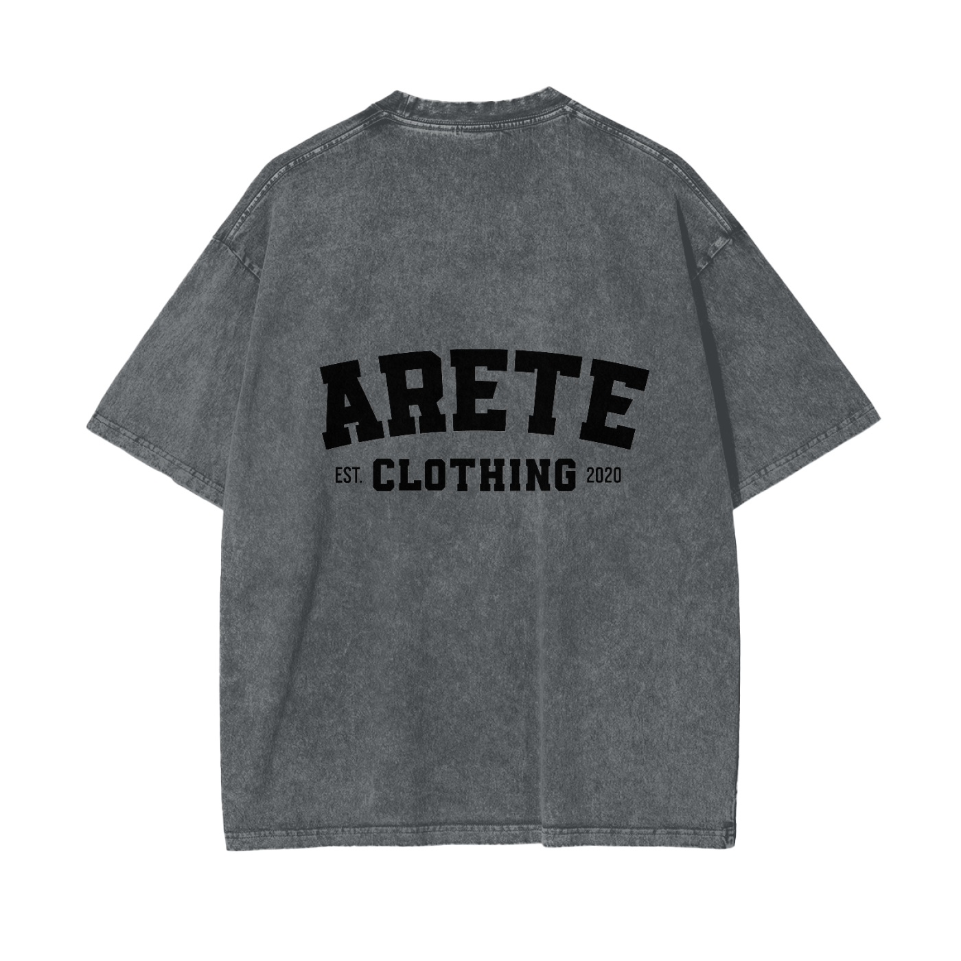 ARETE Classic Black Text t-shirt