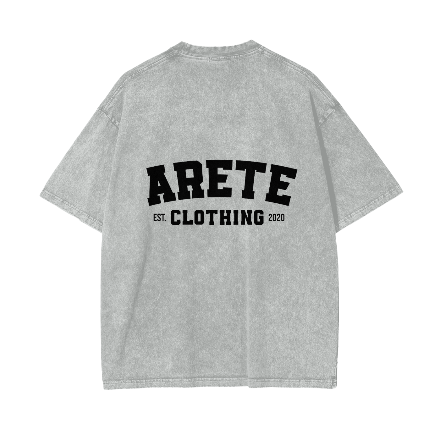 ARETE Classic Black Text t-shirt