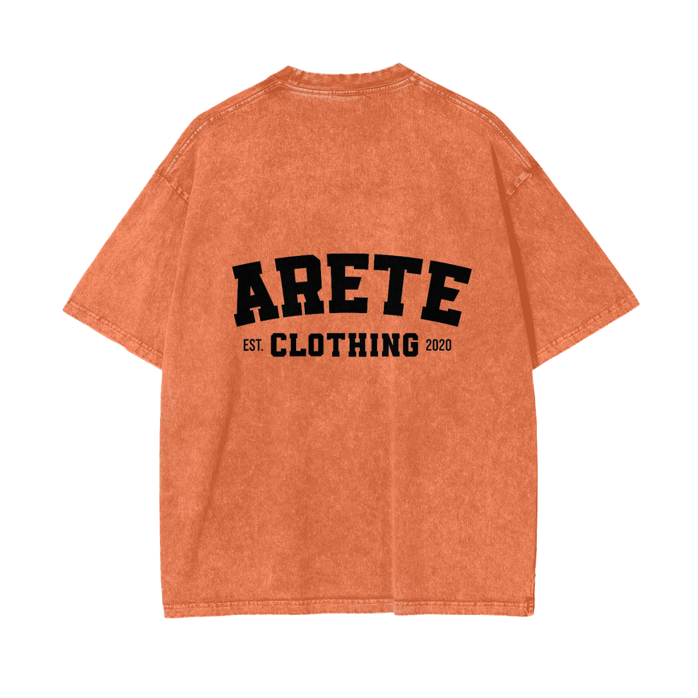 ARETE Classic Black Text t-shirt