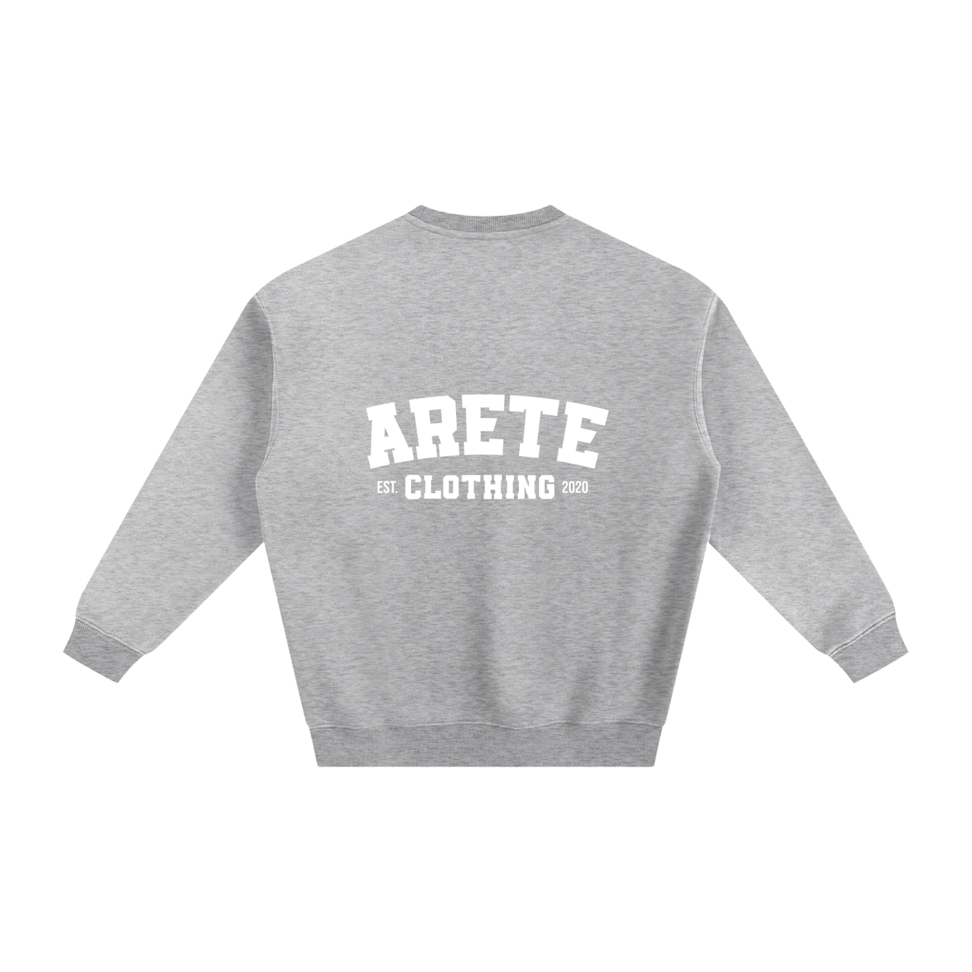 ARETE Classic White Text Sweatshirt - ARETE