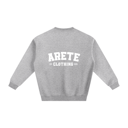 ARETE Classic White Text Sweatshirt - ARETE