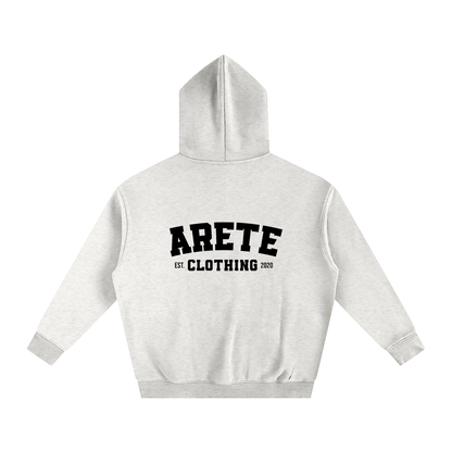 ARETE Classic Black Text Hoodie - ARETE