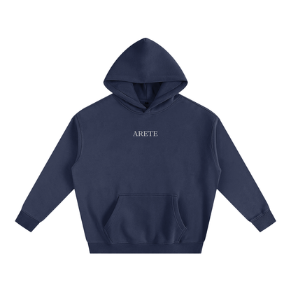 D'ARCE Choke Beige Text Hoodie - ARETE