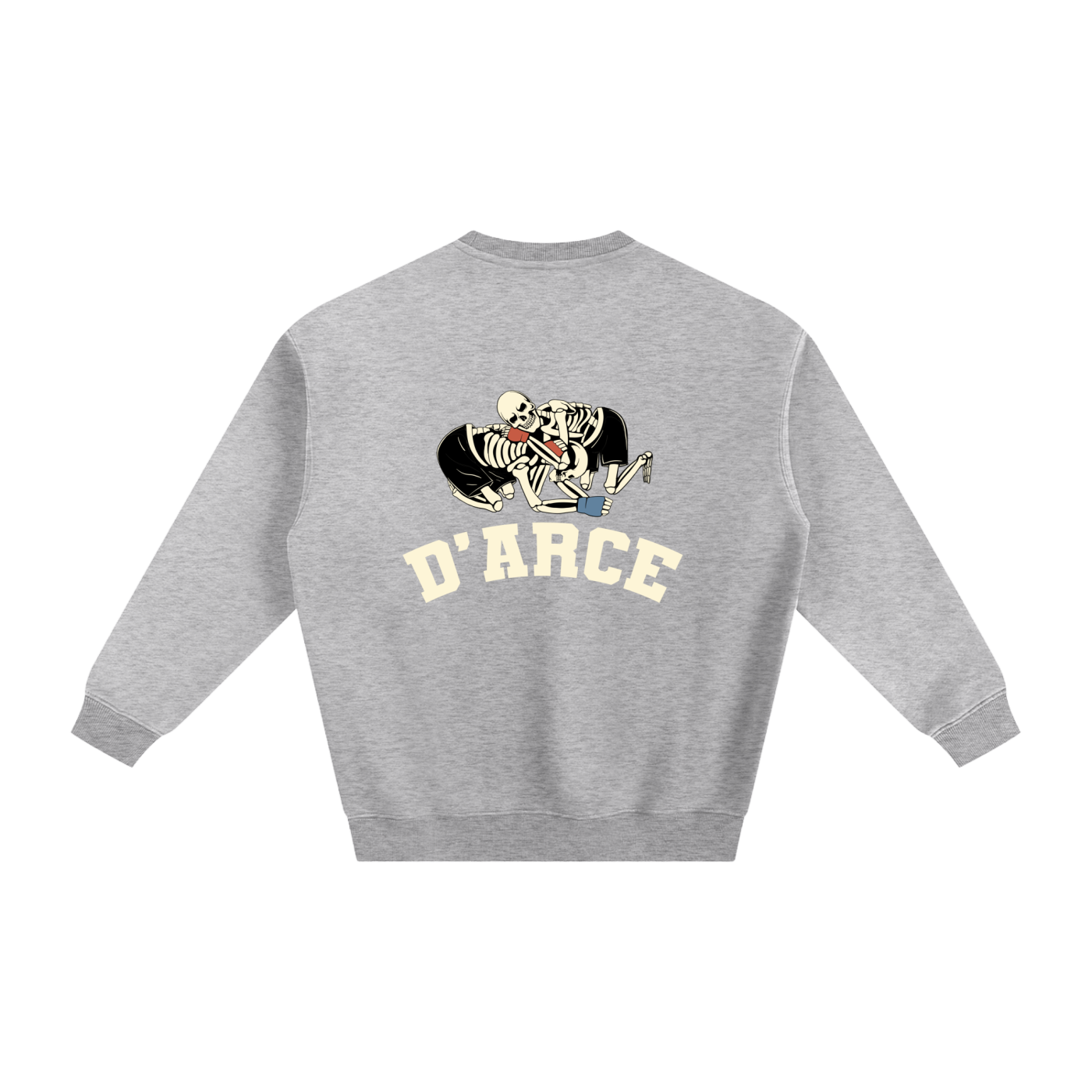 D'ARCE Choke Beige Text Sweatshirt - ARETE