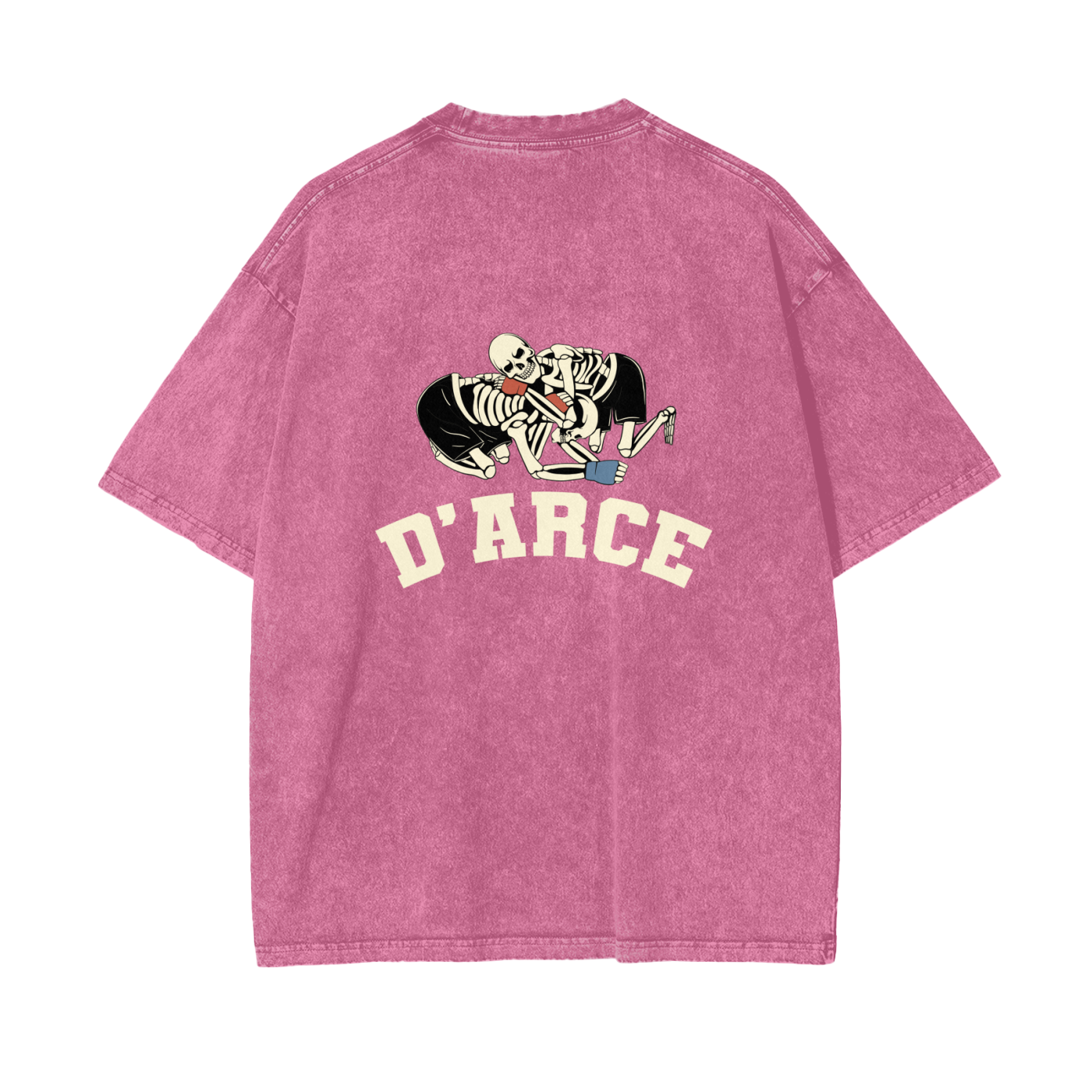 D'ARCE Choke Beige Text T-shirt - ARETE