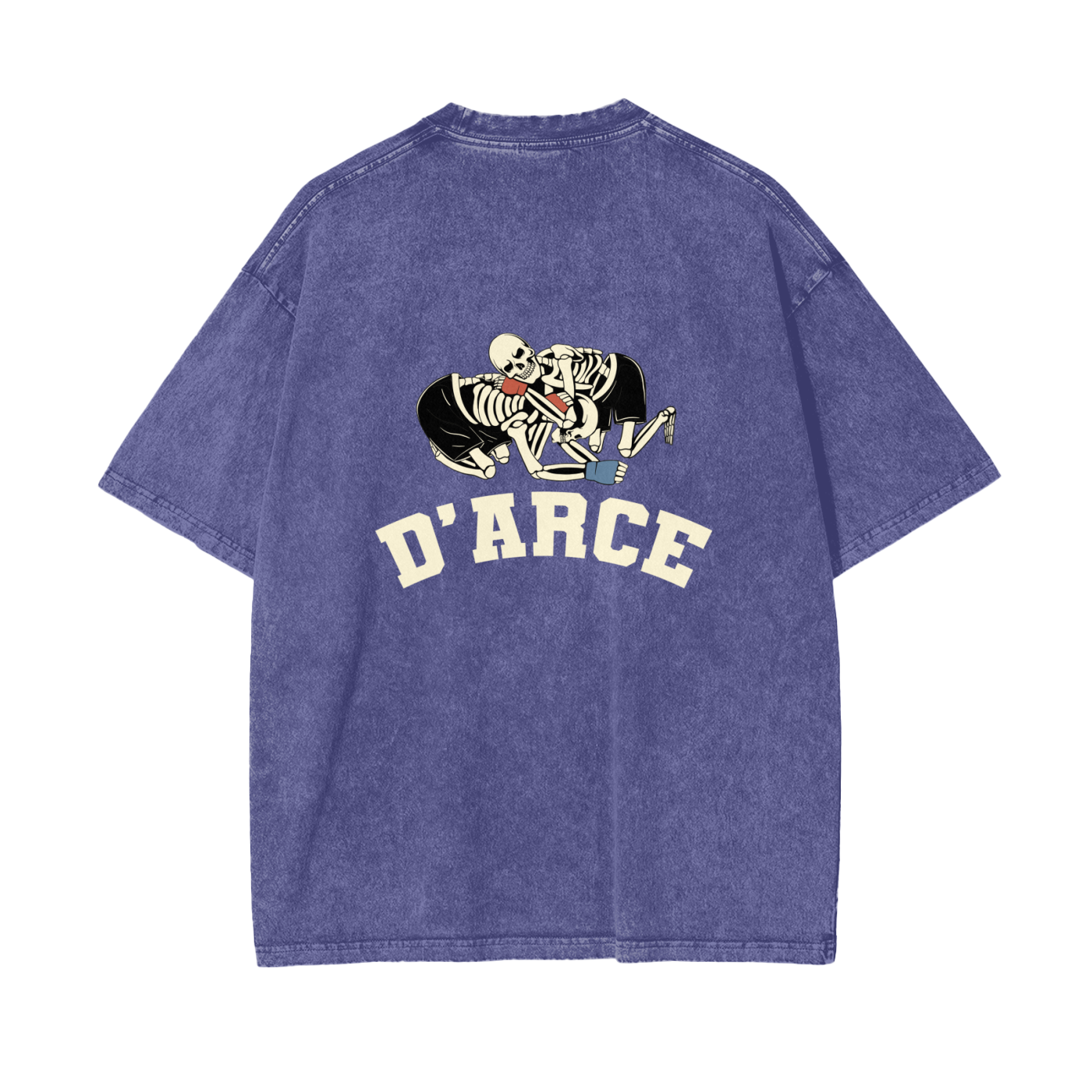 D'ARCE Choke Beige Text T-shirt - ARETE
