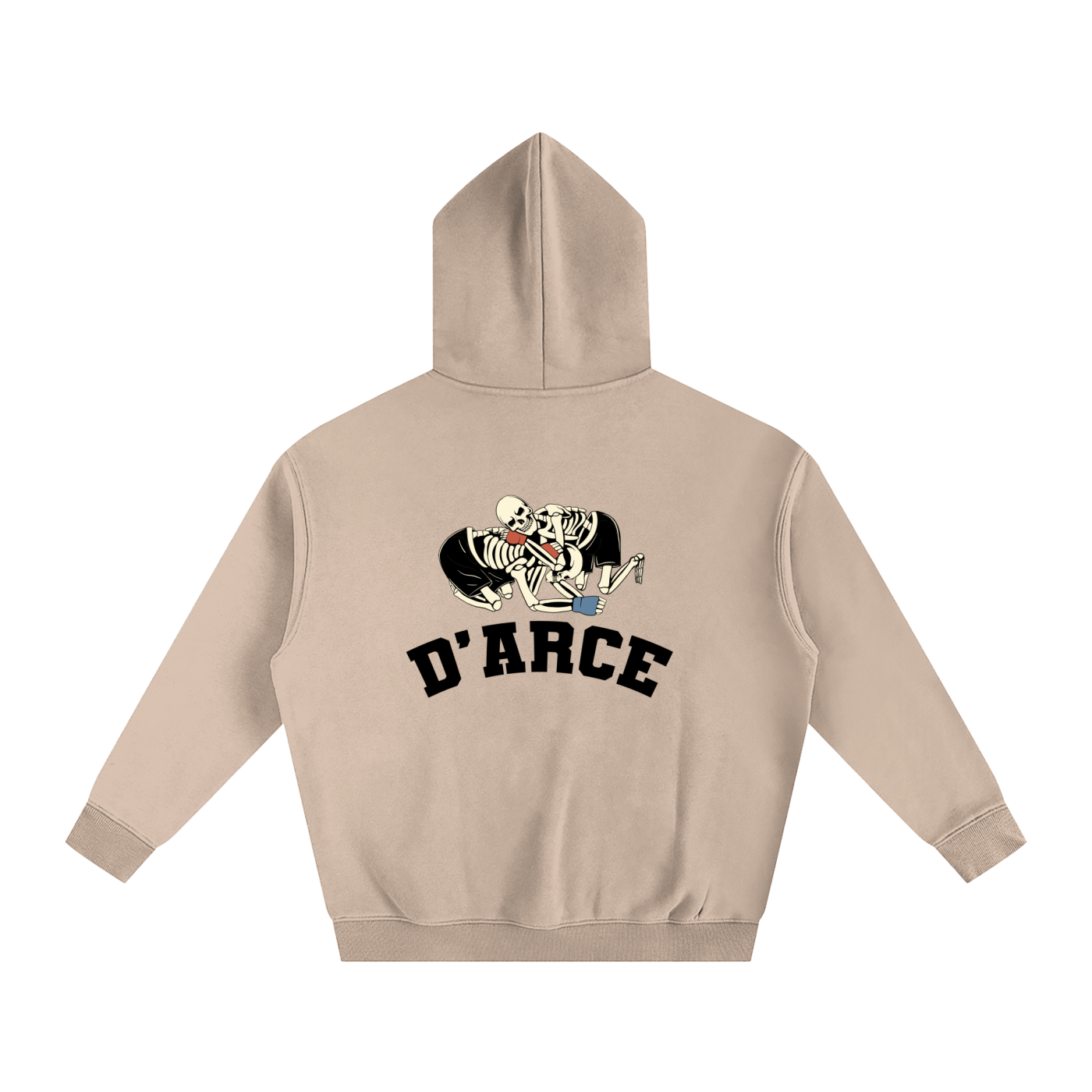 D'ARCE Choke Black Text Hoodie - ARETE