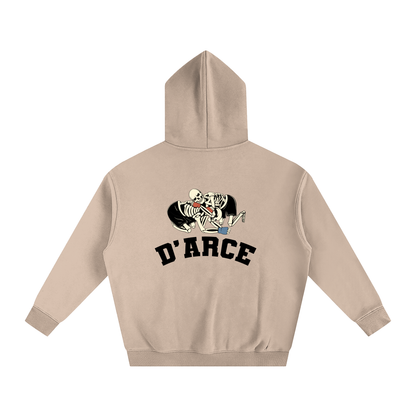 D'ARCE Choke Black Text Hoodie - ARETE