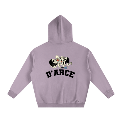 D'ARCE Choke Black Text Hoodie - ARETE
