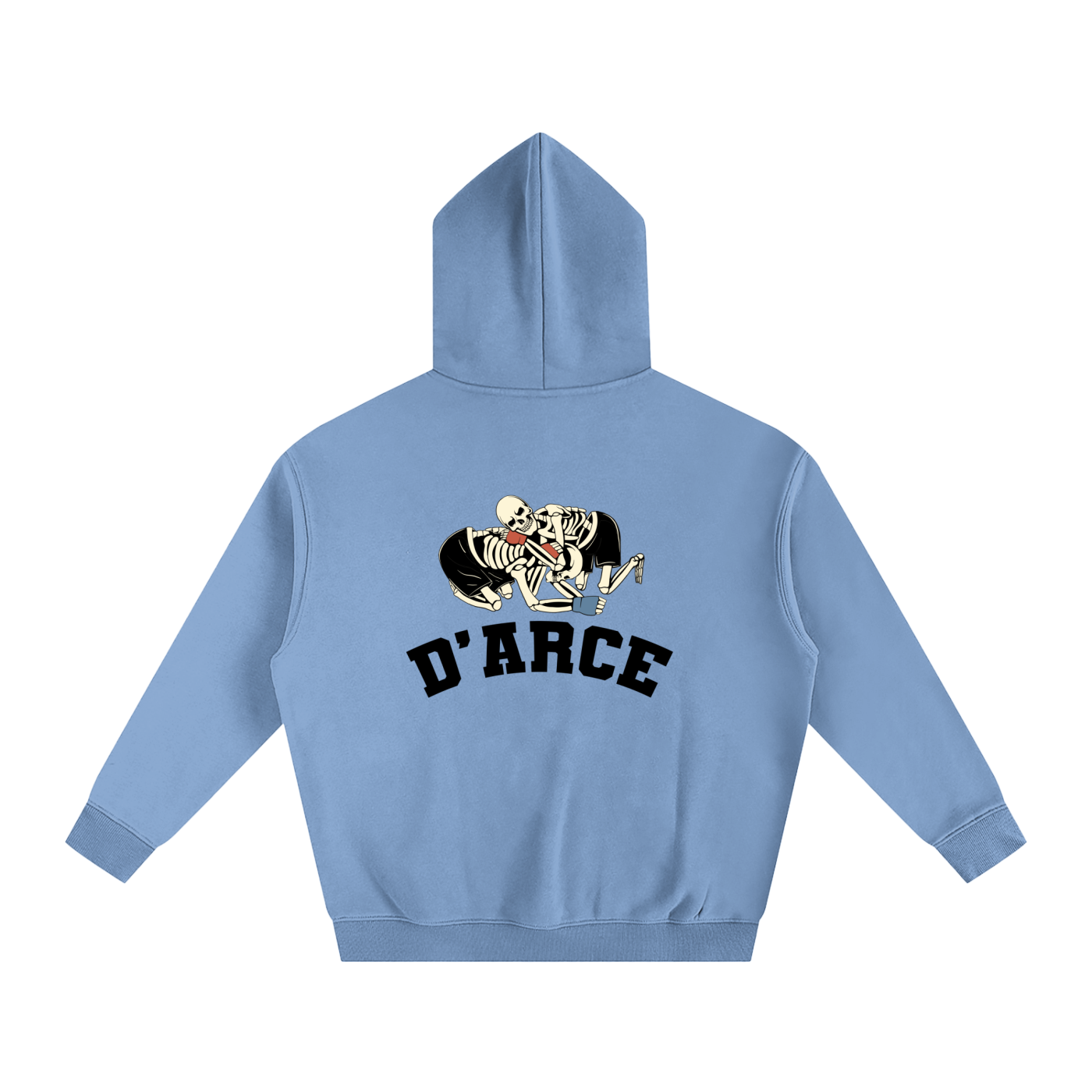D'ARCE Choke Black Text Hoodie - ARETE