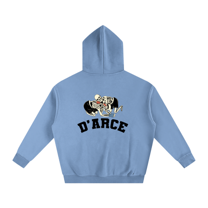 D'ARCE Choke Black Text Hoodie - ARETE