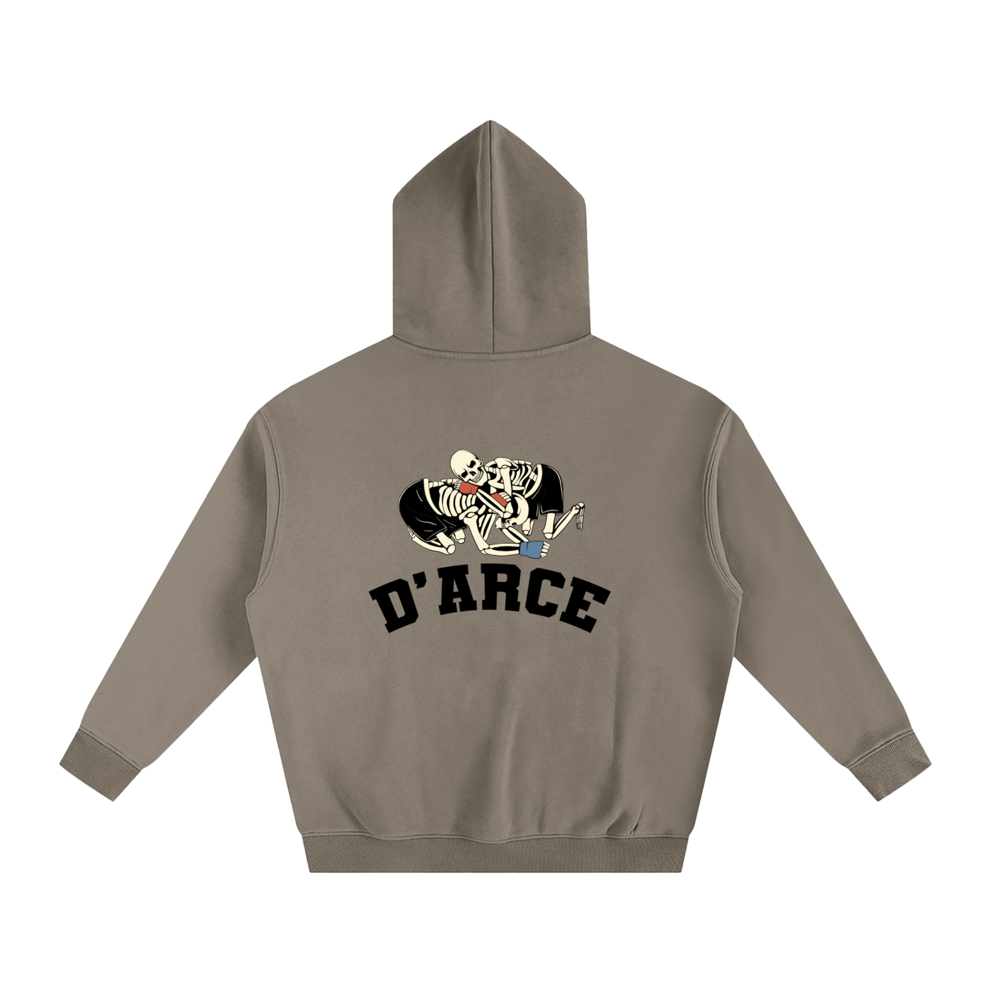 D'ARCE Choke Black Text Hoodie - ARETE