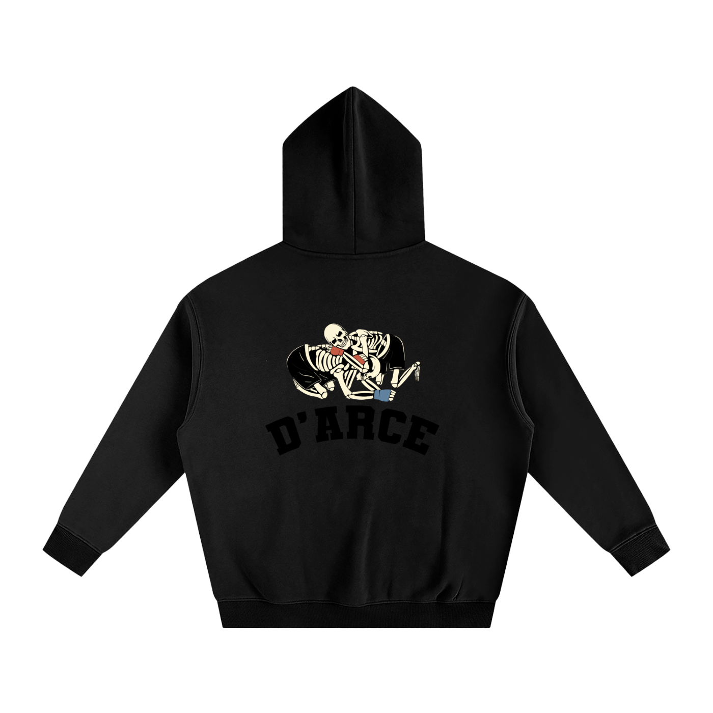 D'ARCE Choke Black Text Hoodie - ARETE