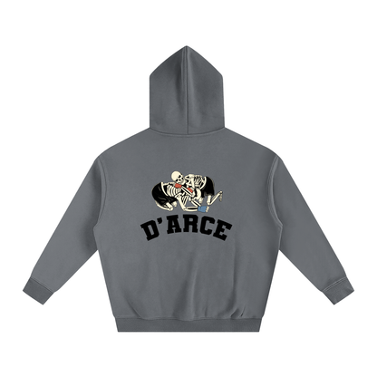 D'ARCE Choke Black Text Hoodie - ARETE