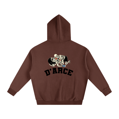 D'ARCE Choke Black Text Hoodie - ARETE