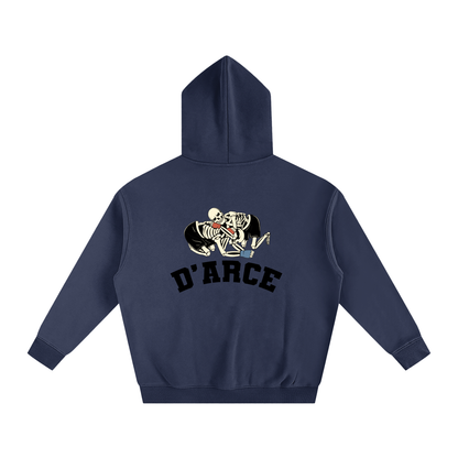 D'ARCE Choke Black Text Hoodie - ARETE