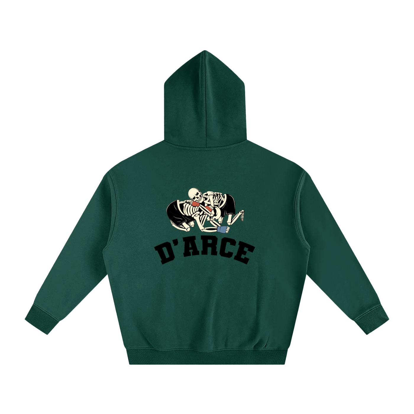 D'ARCE Choke Black Text Hoodie - ARETE